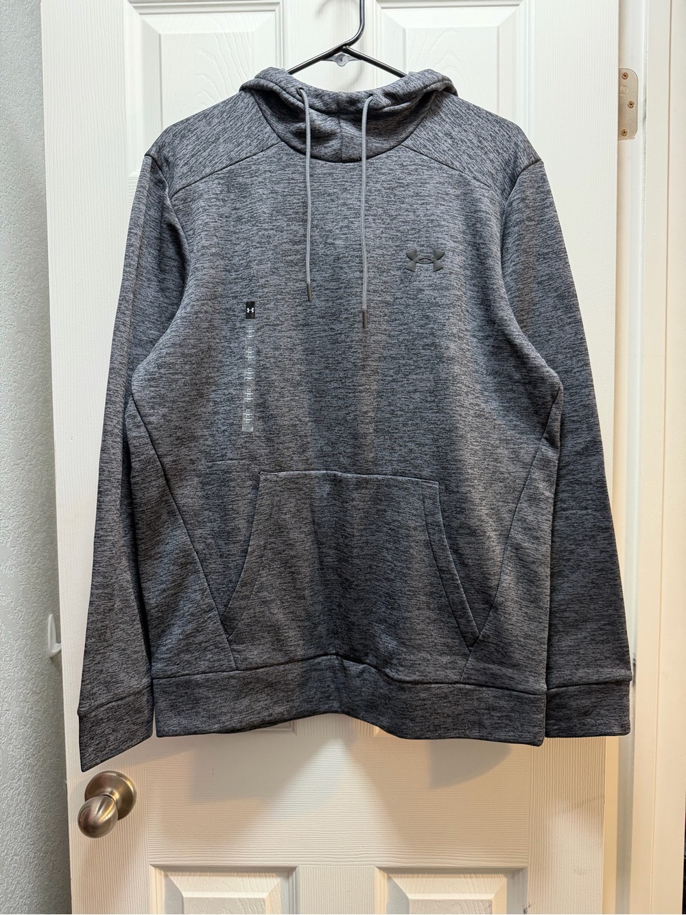 Under Armour Men's Heather Charcoal Performance Hoodie